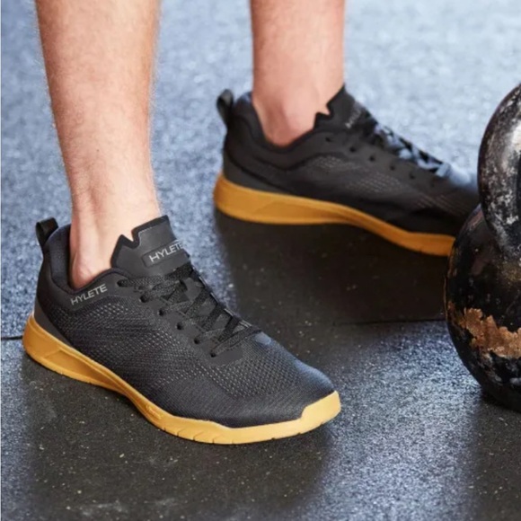 Hylete Mens Black Circuit Cross Training Weightlifting Shoes Size 11 Vibram - Picture 2 of 14